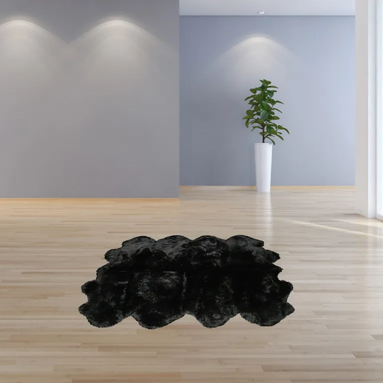 Black Octo Sheepskin - Area Rug Photo 5