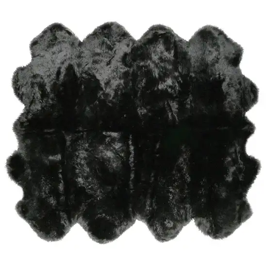 Black Octo Sheepskin - Area Rug Photo 1