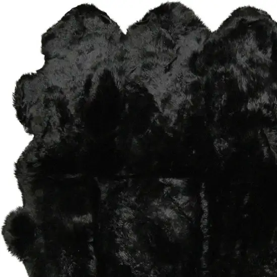 Black Animal Print Area Rug Photo 6