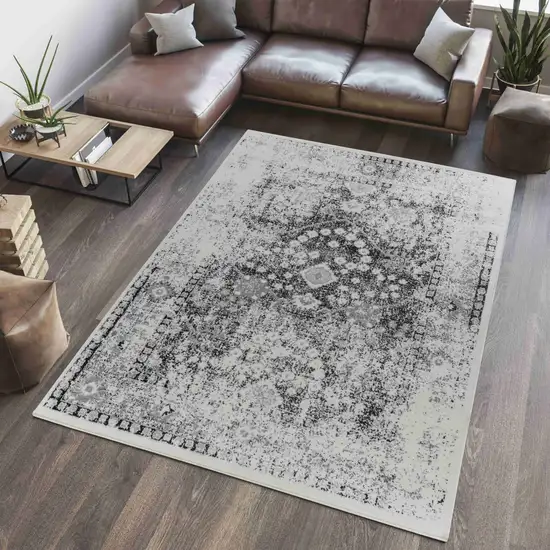 Black Oriental Area Rug Photo 1