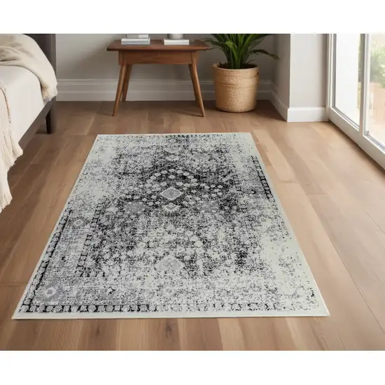 Black Oriental Area Rug Photo 1