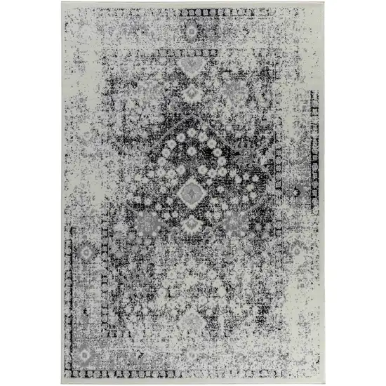 Black Oriental Area Rug Photo 6