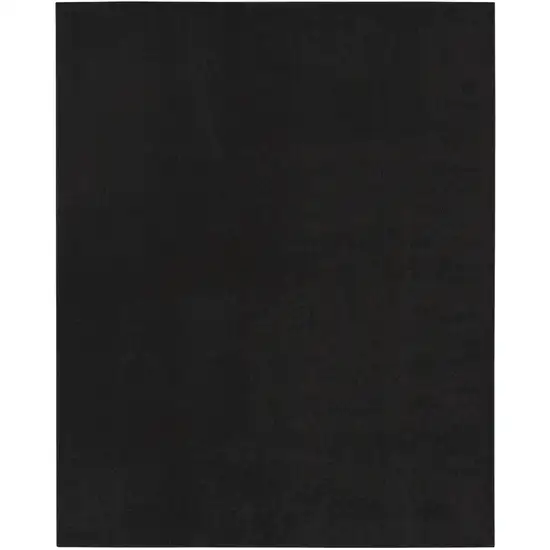 Black Power Loom Area Rug Photo 2