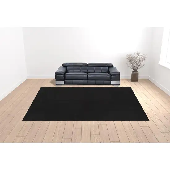 Black Power Loom Area Rug Photo 2