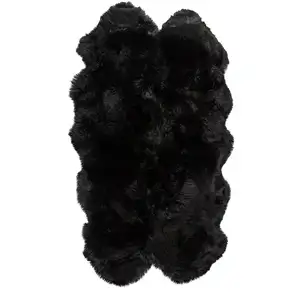 Photo of Black Quattro Sheepskin - Area Rug