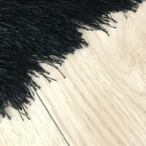 Photo of Black Shag Hand Tufted Area Rug