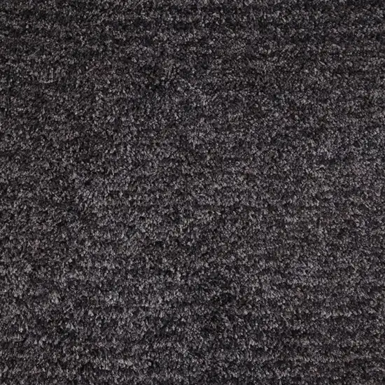 Black Shag Hand Tufted Area Rug Photo 9