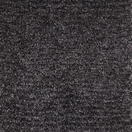 Black Shag Hand Tufted Area Rug Photo 9