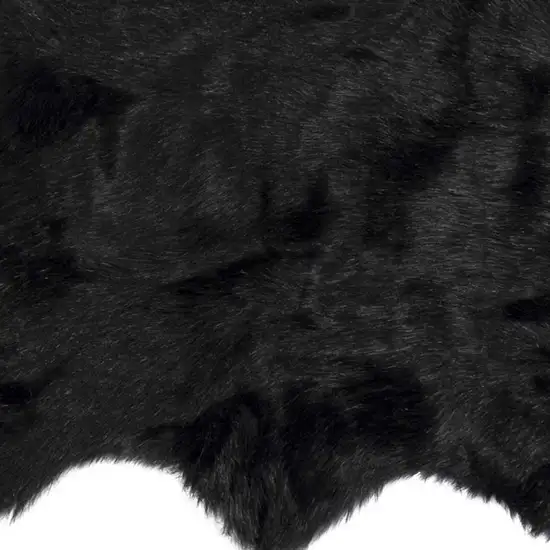 Black Animal Print Area Rug Photo 4