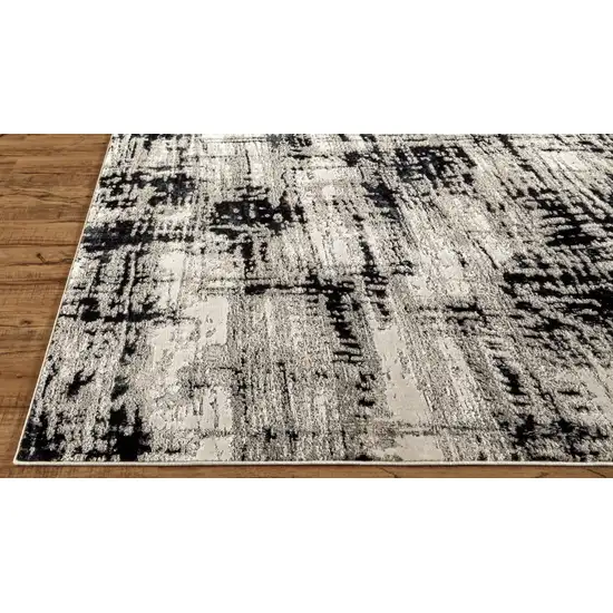 Black White And Gray Area Rug Photo 3