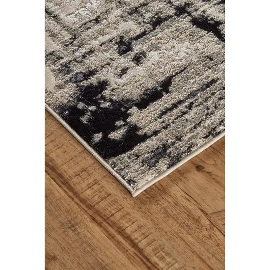Black White And Gray Area Rug Photo 1
