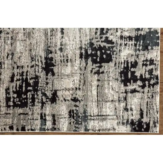 Black White And Gray Area Rug Photo 6