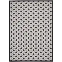 Photo of Black White Gray Indoor Outdoor Area Rug