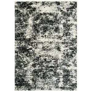 Photo of Black and White Abstract Area Rug