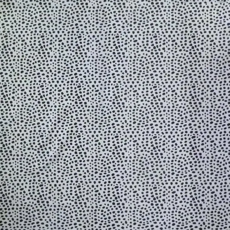 Black and White Cheetah Stenciled Cowhide Rug Photo 4