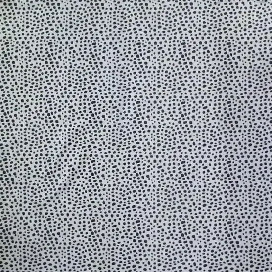 Black and White Cheetah Stenciled Cowhide Rug Photo 4