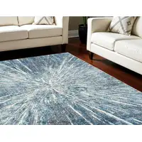 Photo of Blue Abstract Area Rug