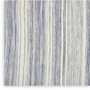 Photo of Blue Abstract Non Skid Area Rug