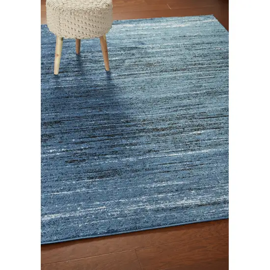 Blue Abstract Ocean Area Rug Photo 8