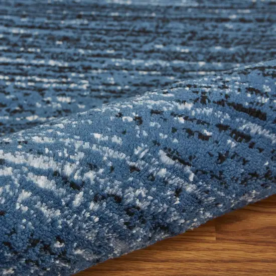 Blue Abstract Ocean Area Rug Photo 3