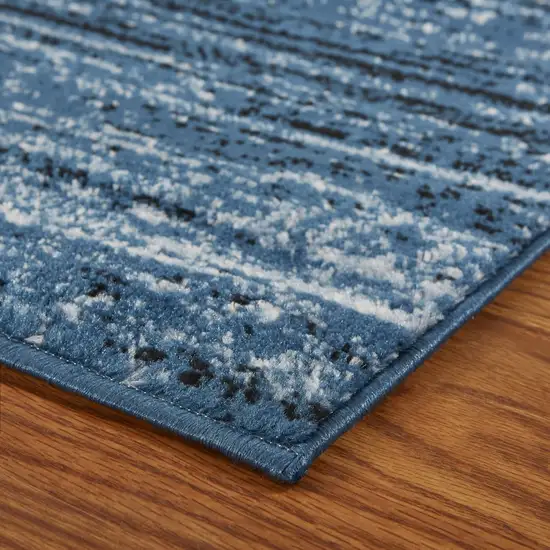 Blue Abstract Ocean Area Rug Photo 6