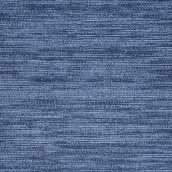 Blue Abstract Power Loom Washable Non Skid Area Rug Photo 4