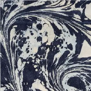 Photo of Blue Abstract Splashes Area Rug