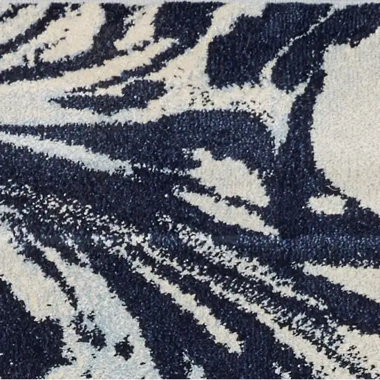 Blue Abstract Splashes Area Rug Photo 2