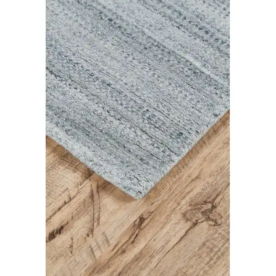 Blue And Gray Ombre Hand Woven Area Rug Photo 2