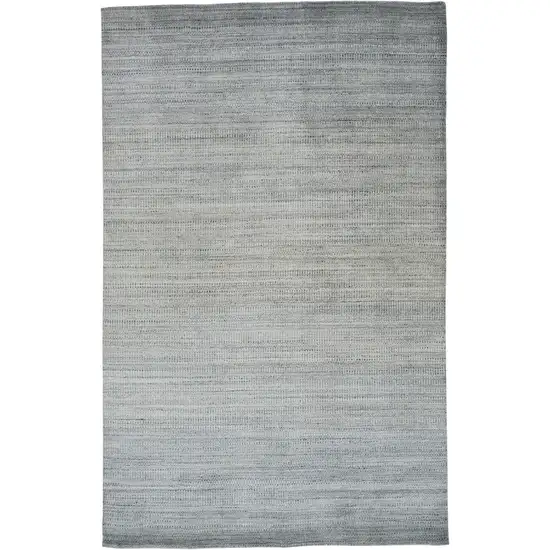 Blue And Gray Ombre Hand Woven Area Rug Photo 1