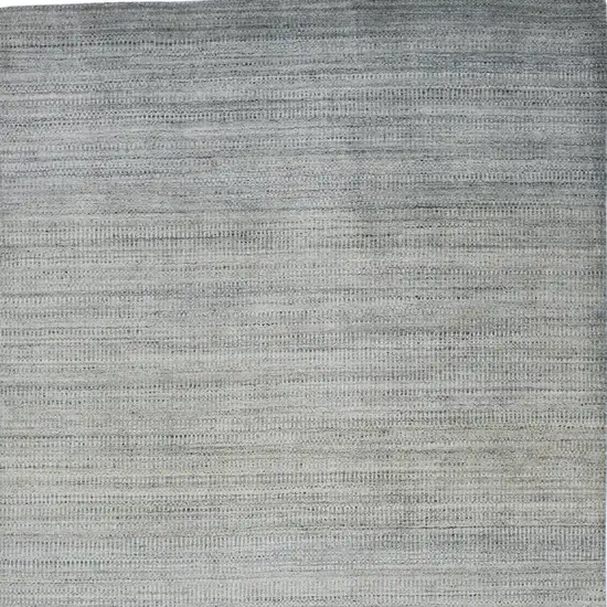 Blue And Gray Ombre Hand Woven Area Rug Photo 4