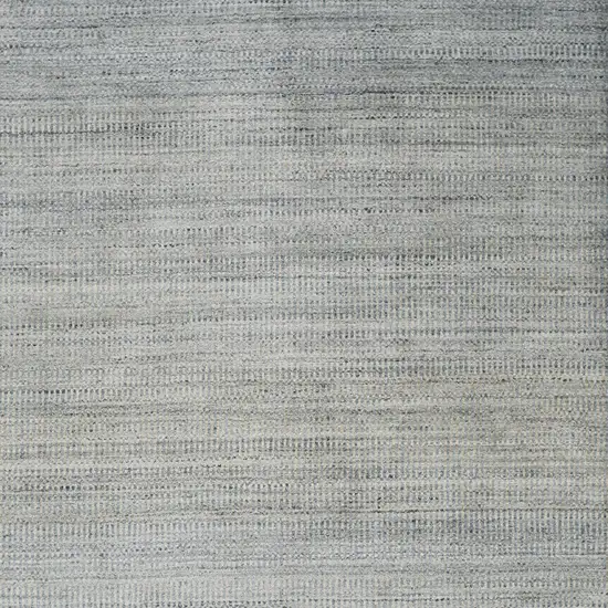 Blue And Gray Ombre Hand Woven Area Rug Photo 3