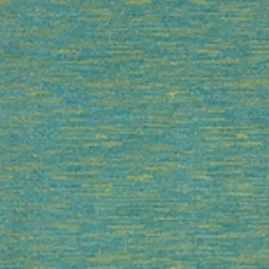 Blue And Green Striped Non Skid Indoor Outdoor Area Rug Photo 5