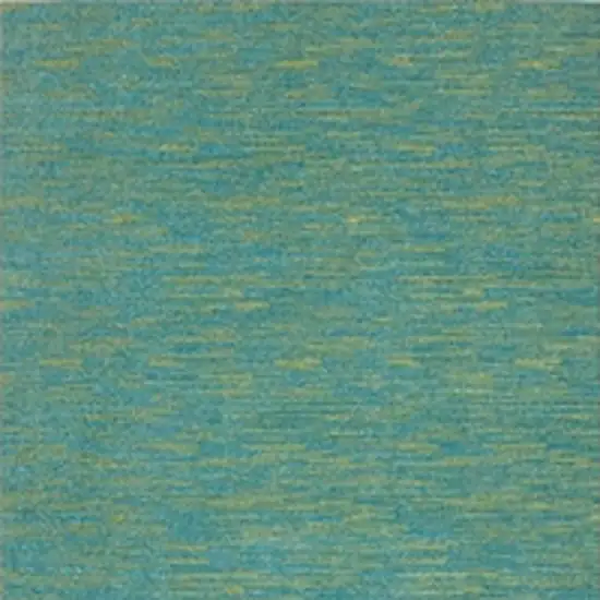 Blue And Green Striped Non Skid Indoor Outdoor Area Rug Photo 4