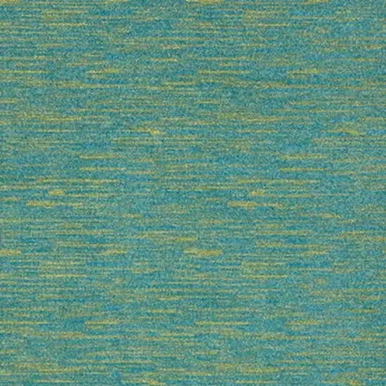 Blue And Green Striped Non Skid Indoor Outdoor Area Rug Photo 6