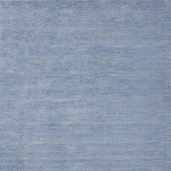 Blue And Grey Square Striped Non Skid Indoor Outdoor Area Rug Photo 4