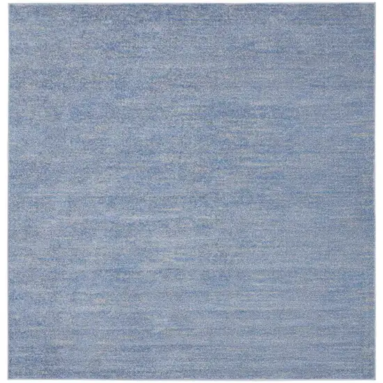 Blue And Grey Square Striped Non Skid Indoor Outdoor Area Rug Photo 1