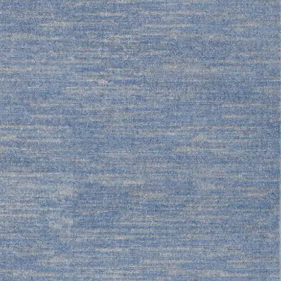 Blue And Grey Striped Non Skid Indoor Outdoor Area Rug Photo 5