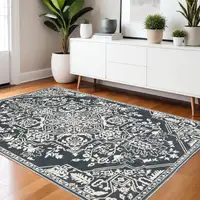 Photo of Blue And Ivory Oriental Area Rug