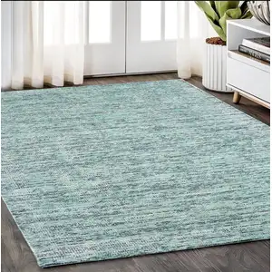 Photo of Blue And Teal Hand Tufted Area Rug