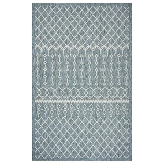 Blue Array Indoor Outdoor Area Rug Photo 1