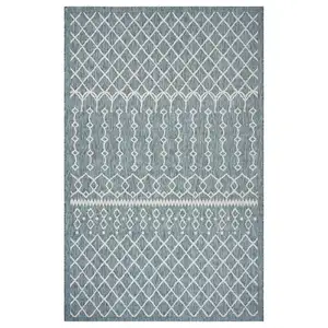 Photo of Blue Array Indoor Outdoor Area Rug