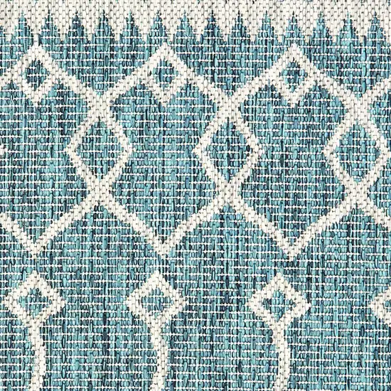 Blue Array Indoor Outdoor Scatter Rug Photo 2