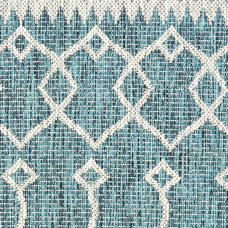 Blue Array Indoor Outdoor Scatter Rug Photo 2