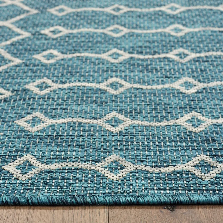 Blue Array Indoor Outdoor Scatter Rug Photo 3