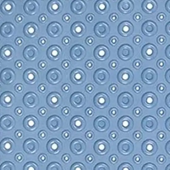 Blue Bubbles Drain Hole Bathrub Mat Photo 8