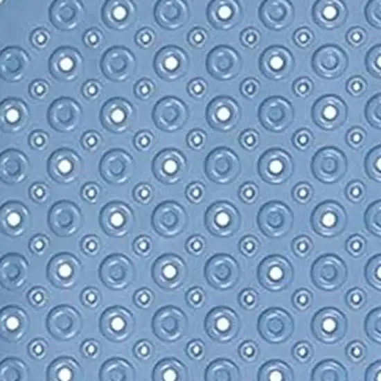 Blue Bubbles Drain Hole Bathrub Mat Photo 5