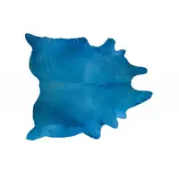 Photo of Blue Cowhide - Area Rug