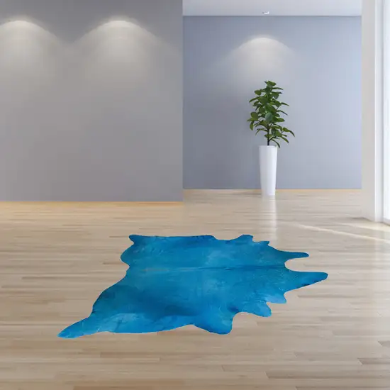 Blue Cowhide - Area Rug Photo 4