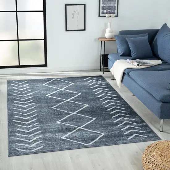 Blue Diamond Area Rug Photo 9